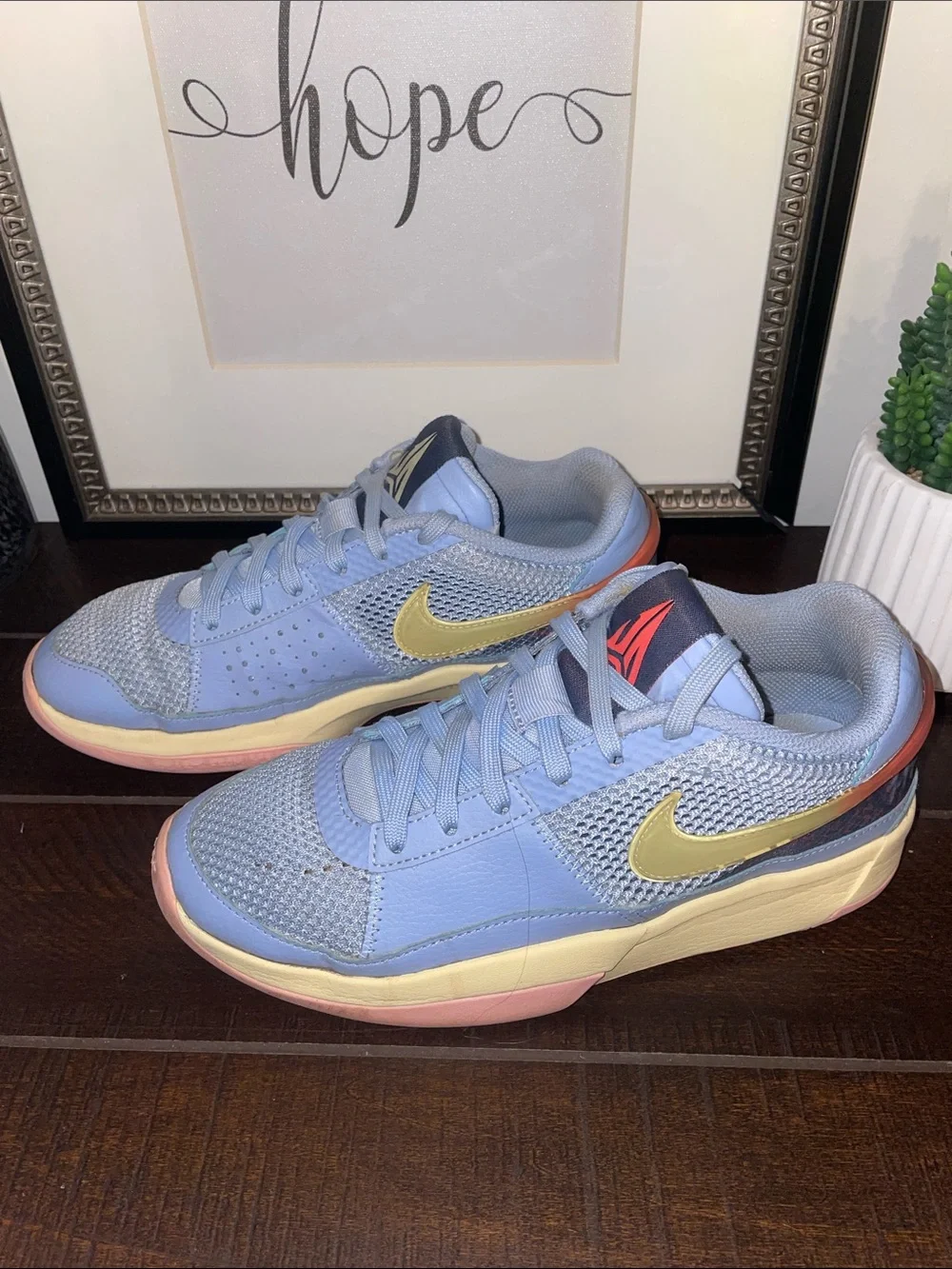 Nike Ja 1 Day 1 Ja Morant Low-Top Basketball Sneakers Size 6Y Unisex Women’s 7.5